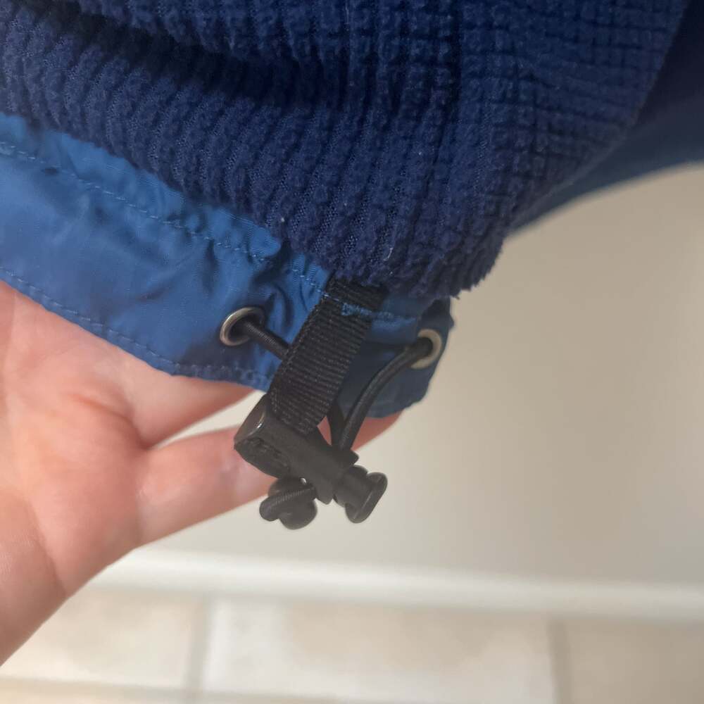 L.L.Bean Women’s Blue Fleece Lined Full Zip Jacket Medium - Picture 5 of 12